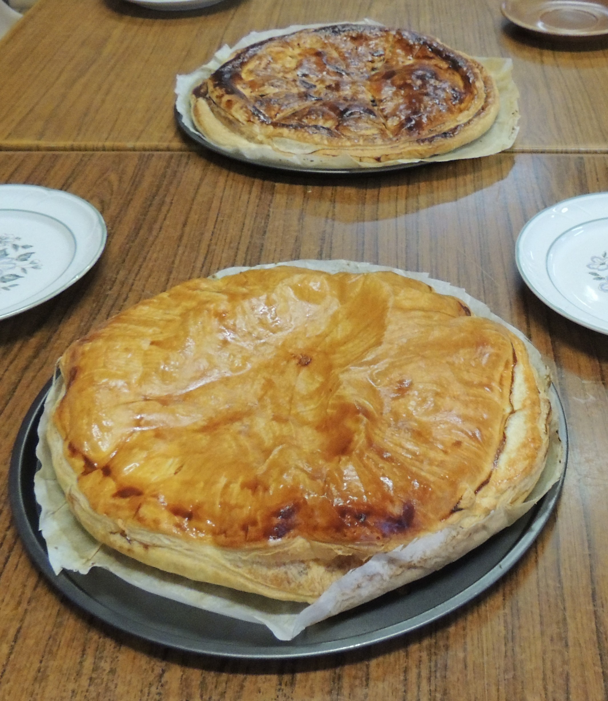 Galette des rois cuite